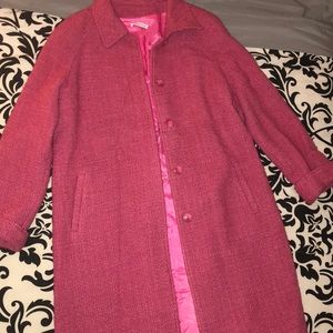 Pink peacoat